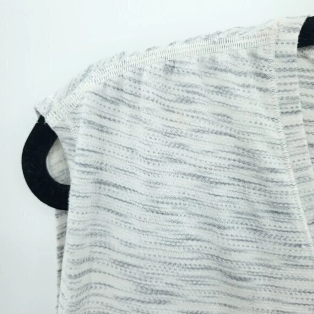 Lululemon Sweat Times Short Sleeve S Tiger Space Dye Hail White